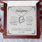 To My Daughter | I Love You - Forever Love Necklace