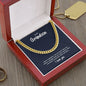 To My Grandson | I Love You - Cuban Link Chain