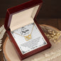 To My Mom | I Love You - Interlocking Hearts necklace