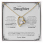 To My Daughter | I Love You - Forever Love Necklace
