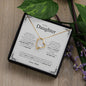 To My Daughter | I Love You - Forever Love Necklace